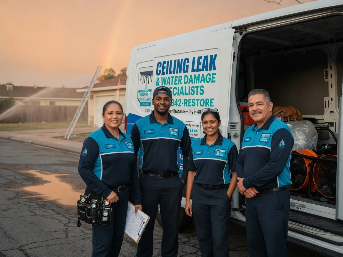 Ceiling Leak Cleanup company in Little Elm, TX