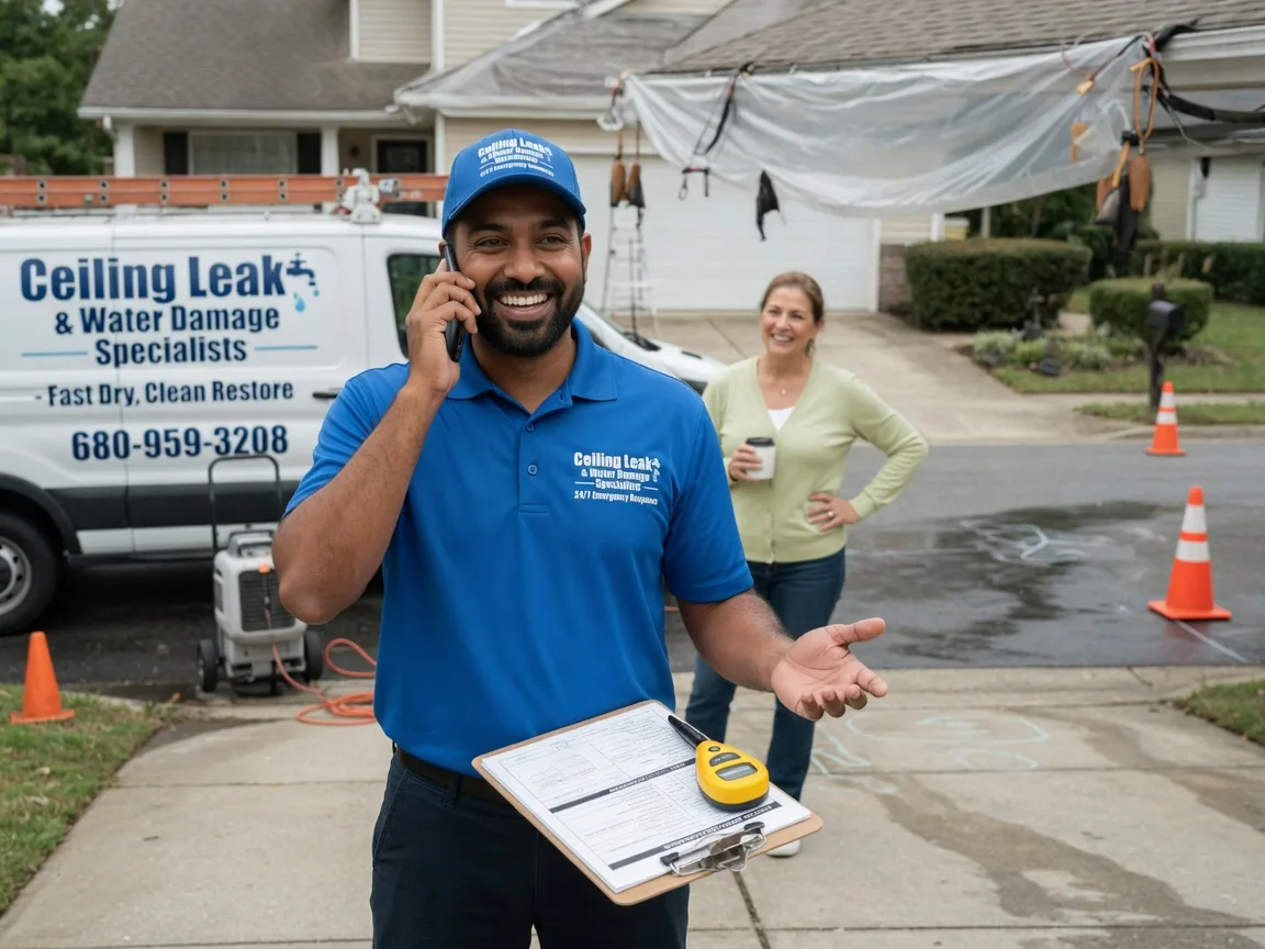 Ceiling Leak Cleanup Little Elm, TX FAQs